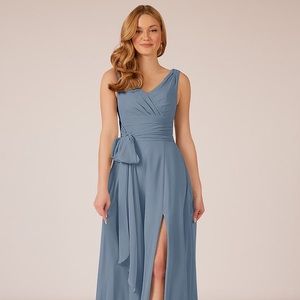 Azazie Bianca Dress in Twilight. Size 12. Unworn and Unaltered.